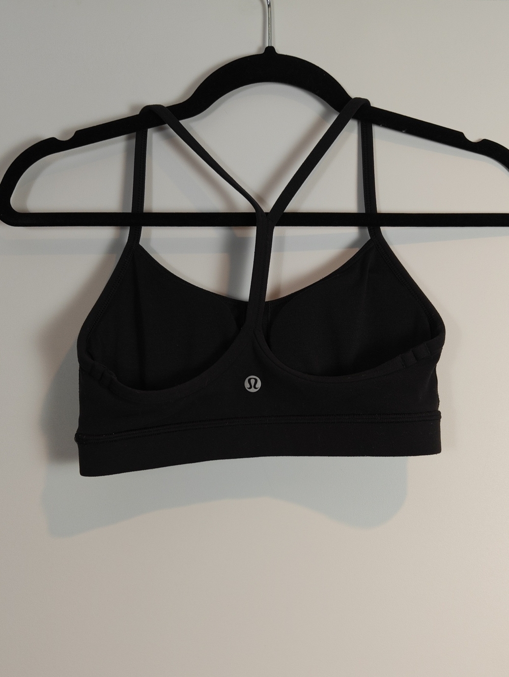 LULULEMON Flow Y Bra Nulu Light Support, B/C Cup in Black Size 4 - Picture 7 of 12